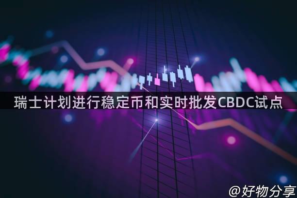 瑞士计划进行稳定币和实时批发CBDC试点