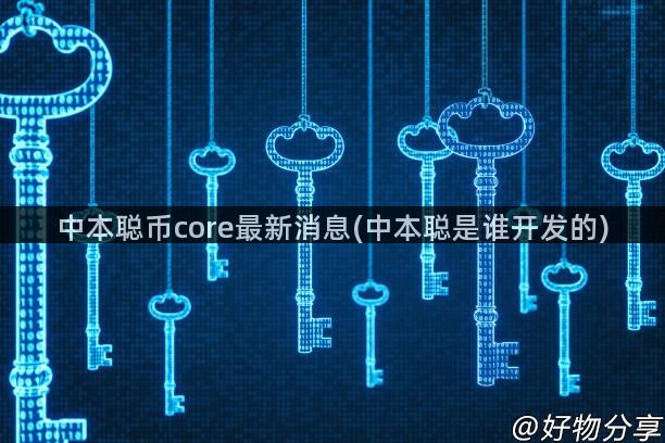 中本聪币core最新消息(中本聪是谁开发的)