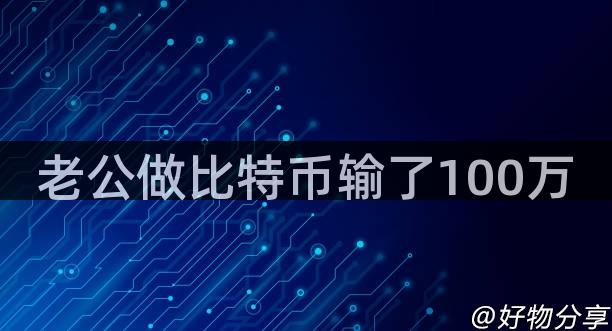 老公做比特币输了100万