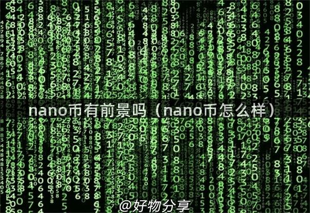 nano币有前景吗（nano币怎么样）