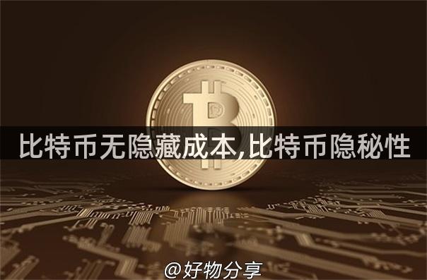 比特币无隐藏成本,比特币隐秘性