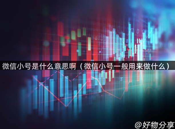 微信小号是什么意思啊（微信小号一般用来做什么）