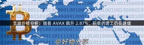 雪崩价格分析：随着 AVAX 飙升 2.87%，积极的罢工仍在继续