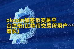 okcoin加密币交易平台注册(比特币交易所用户增长)