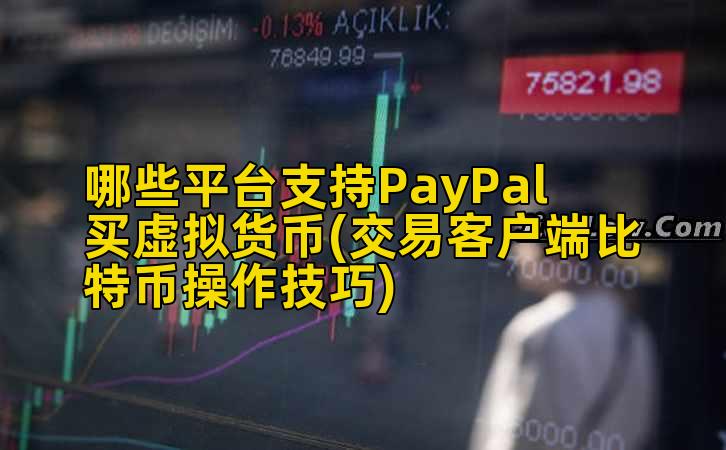 哪些平台支持PayPal买虚拟货币(交易客户端比特币操作技巧)